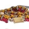 Elegant Multicolor Crystal-Embellished Belt