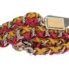 Elegant Multicolor Crystal-Embellished Belt