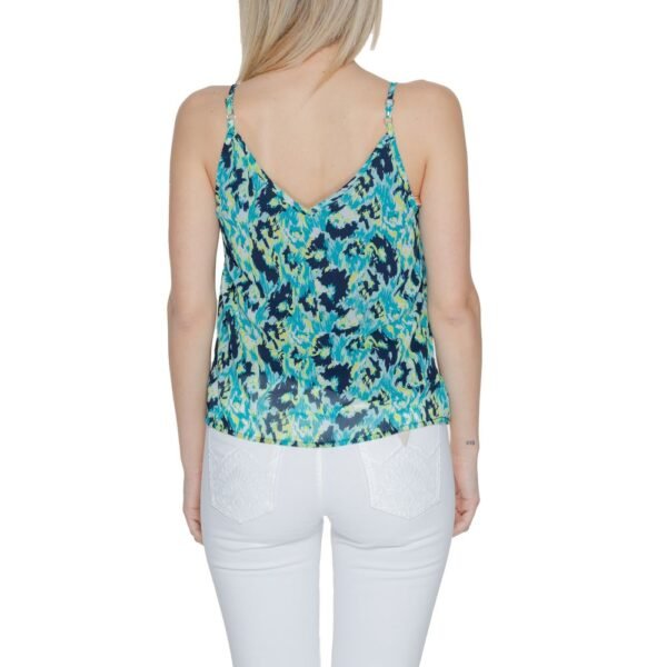 4763629.jpeg Turquoise Polyester Tank Top