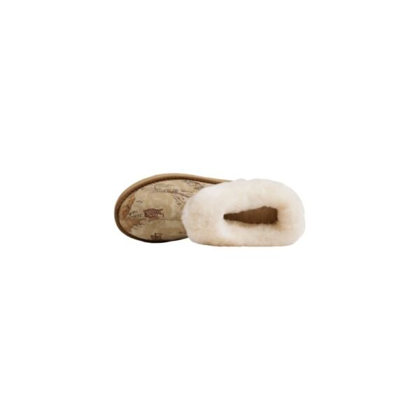 4765465.jpeg Beige Fabric Boot
