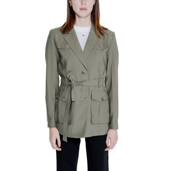 4766156.jpeg Green Viscose Suits & Blazer