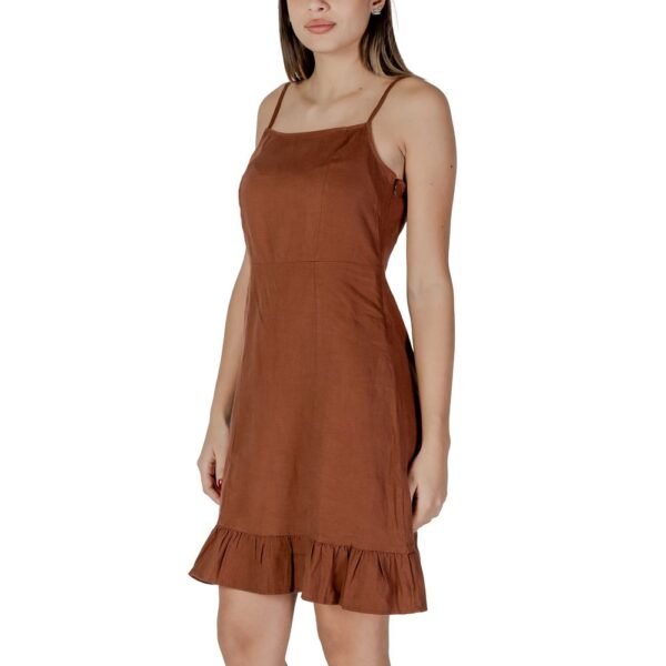 4767183.jpeg Brown Linen Dress