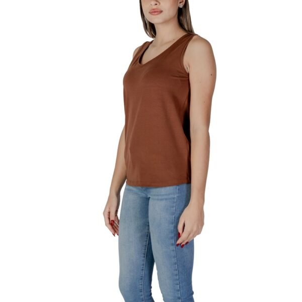 4767243.jpeg Brown Cotton Tops & T-Shirt