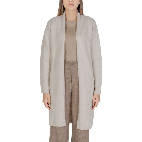 4769433.jpeg Beige Polyester Cardigan