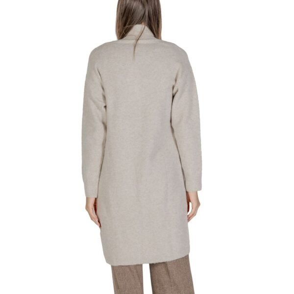 4769439.jpeg Beige Polyester Cardigan