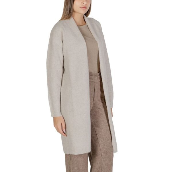 4769442.jpeg Beige Polyester Cardigan