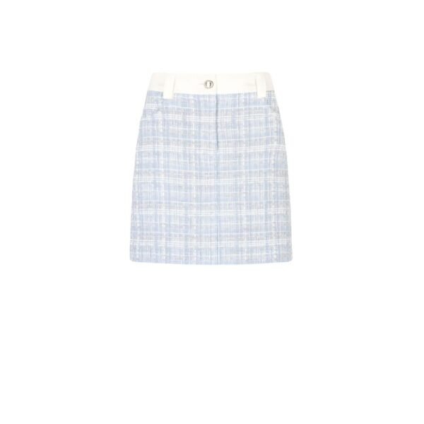 4775980.jpeg Blue Polyester Skirt