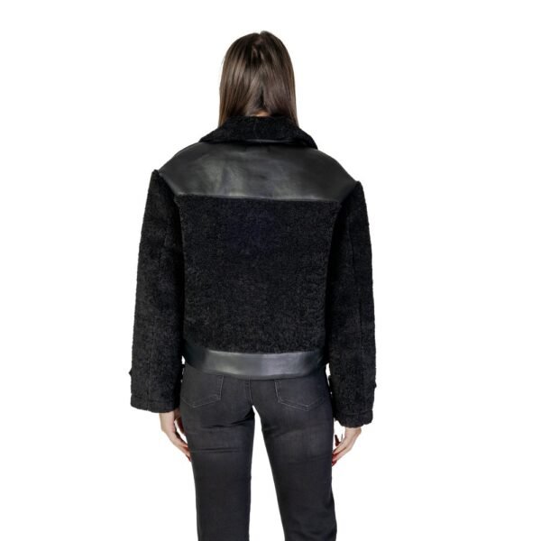 4813143.jpeg Black Polyester Jackets & Coat
