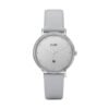 Gray Leather Watch