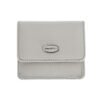 Sleek White Leather Condom Case Wallet