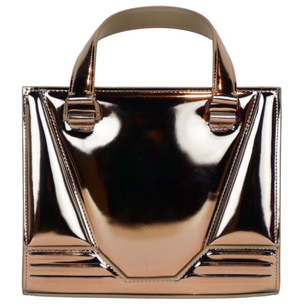 6569118.jpeg Gray Leather Handbag
