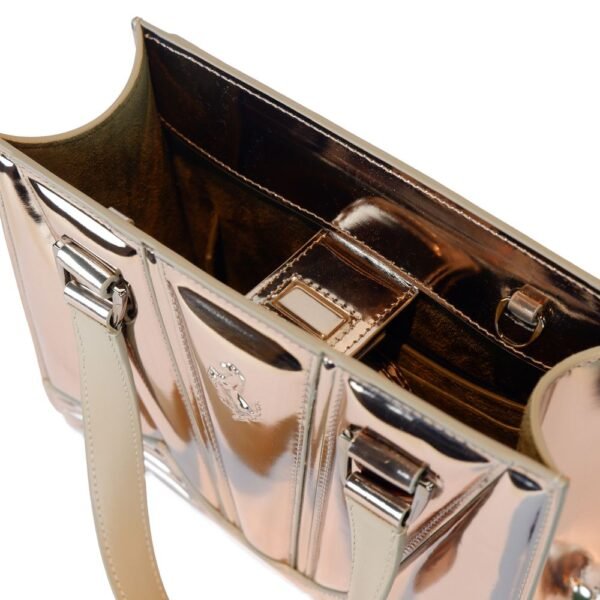 6569119.jpeg Gray Leather Handbag
