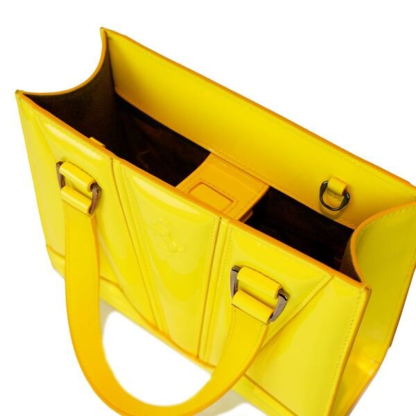 6569122.jpeg Yellow Leather Handbag