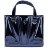 Blue Leather Handbag
