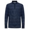 Blue Wool Polo Shirt