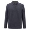 Blue Wool Polo Shirt