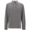 Gray Cotton Polo Shirt