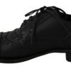 Elegant Dark Blue Wingtip Derby Dress Shoes