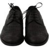 Elegant Bordeaux Wingtip Derby Dress Shoes