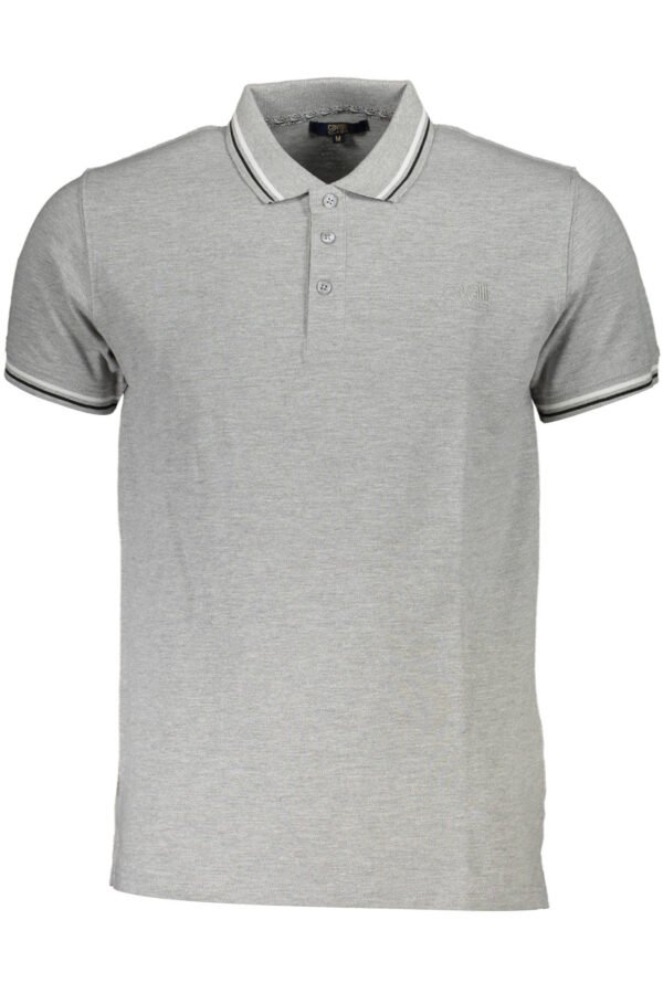 cavalliclasspolomanichecorteuomogrigio_1.jpg CAVALLI CLASS POLO SHORT SLEEVES MEN GREY