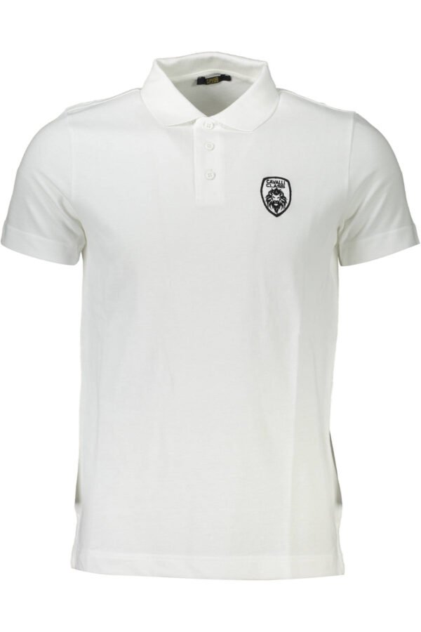 cavalliclasspolomanichecorteuomobianco_1.jpg CAVALLI CLASS POLO SHORT SLEEVES MEN