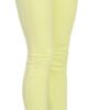 Chic Yellow Low Waist Skinny Casual Trousers