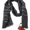 1516266.jpg Elegant Unisex Wool Scarf with Logo Embroidery