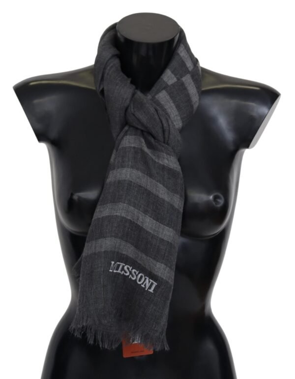 1516268.jpg Elegant Unisex Wool Scarf with Logo Embroidery