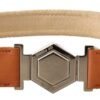 Elegant Multicolor Leather Fashion Belt