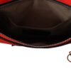 Chic Red and Black Downtown Crossbody Bag