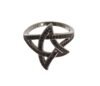 Chic Black Rhodium Silver CZ Crystal Ring