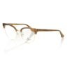 Brown Metallic Fiber Women Frame
