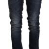 Chic Slim Fit Blue Washed Denim