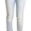 Chic Low Waist Skinny Light Blue Denim