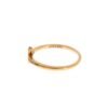 Chic Handmade Golden CZ Crystal Ring