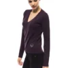 Purple Wool Women Sweater