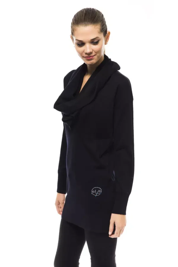 Blue Wool Women Sweater