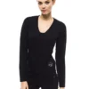 Blue Wool Women Sweater