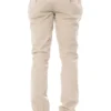 Beige Cotton Men Chino Pant