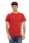 Red Cotton Men T-Shirt