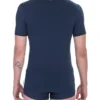 Blue Cotton Men T-Shirt