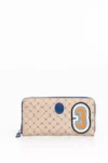 Beige Leather Men Wallet