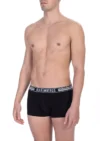 Black Cotton Men Underwear Trunk Twin Pack