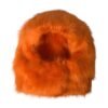 4574038.jpg Orange Faux Fur Whole Head Wrap Hat