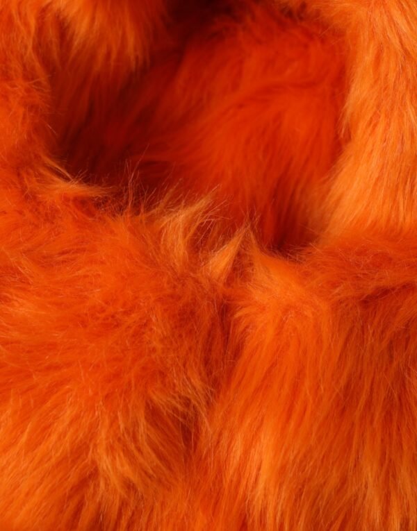 4574039.jpg Orange Faux Fur Whole Head Wrap Hat