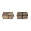 Silver Gold Plated Metal Brass Pin Cufflinks