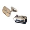 Silver Gold Plated Metal Brass Pin Cufflinks