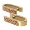 Gold Plated Metal Brass Pin Men Cufflinks