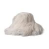 4610664.jpg Off White Acrylic Fur Womens Bucket Hat