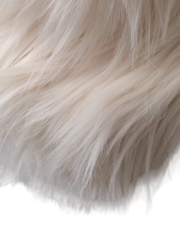 4610667.jpg Off White Acrylic Fur Womens Bucket Hat